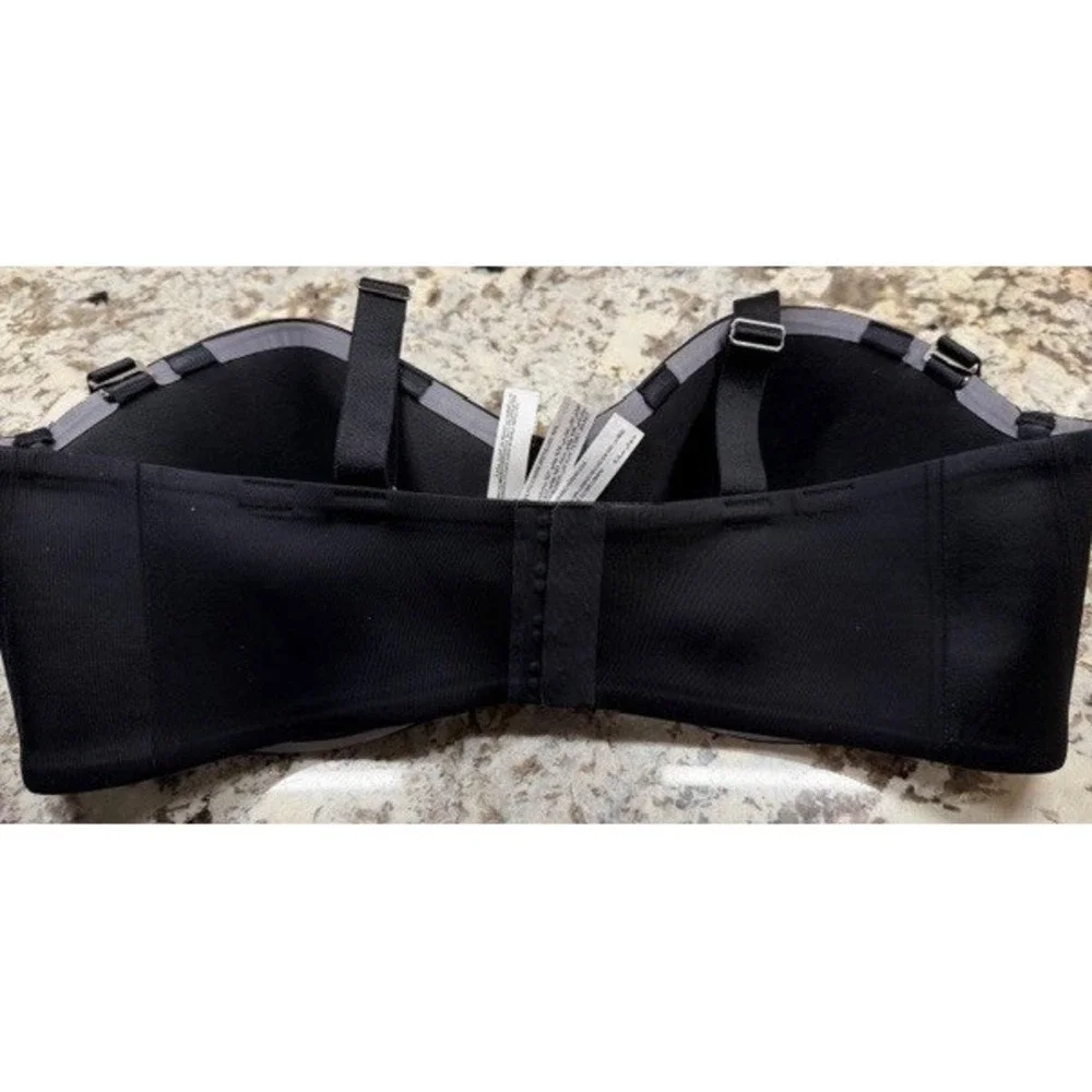 Soma Vanishing Strapless Bra Black Multi-way Underwire‎ 40DD